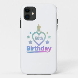 colorful funny I love my 50th birthday design Case-Mate iPhone Case