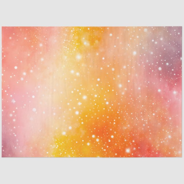 Colorful Galaxy Art Tissue Paper (Front)