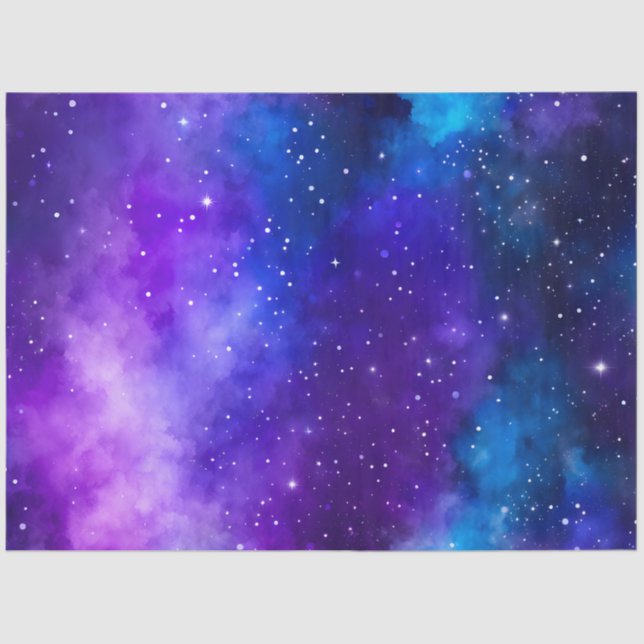 Colorful Galaxy Art Tissue Paper (Front)