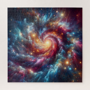 Colorful Galaxy Jigsaw Puzzle
