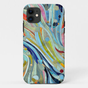 Colorful Geometric Abstract Mosaic Art Case-Mate iPhone Case