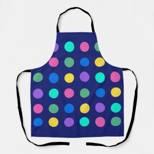 Colorful Geometric Dots Apron