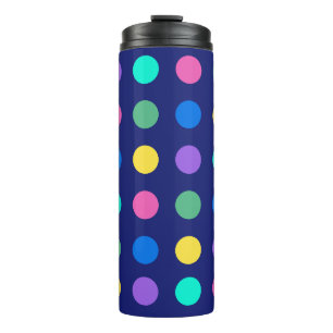 Colorful Geometric Dots Drinkware Design -  Thermal Tumbler