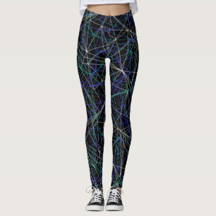 Colorful Geometric Lines Leggings