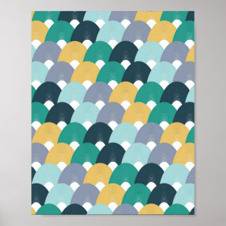 Colorful Geometric Pattern Poster