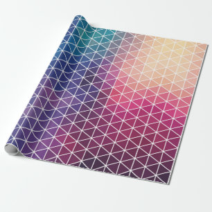 Colorful Geometric Pattern Wrapping Paper