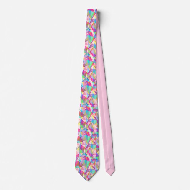 Colorful geometry tie (Front)