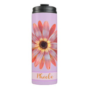 Colorful Gerbera Daisy Thermal Tumbler