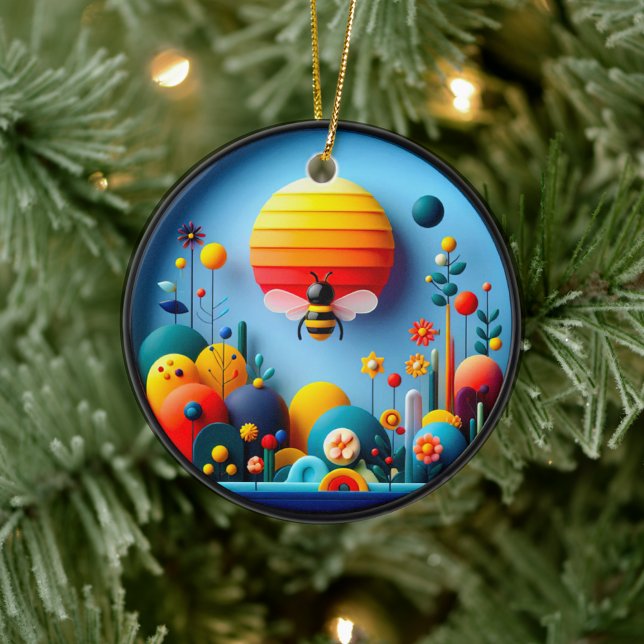 Colorful Glass Garden Art Ceramic Ornament  (Creator Uploaded)