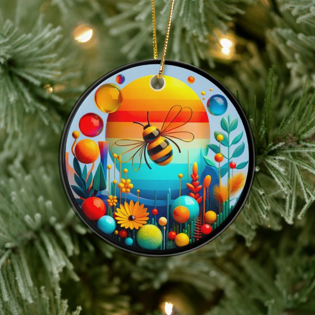 Colorful Glass Garden Art Ceramic Ornament  (Creator Uploaded)
