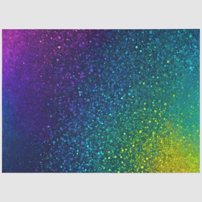 Colorful Glitter Art Tissue Paper (Front)