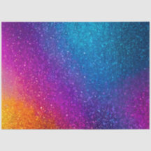 Colorful Glitter Art Tissue Paper