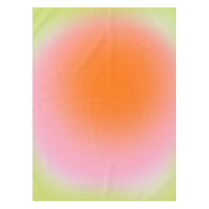 Colorful Gradient Lime Green Pink Orange Tablecloth