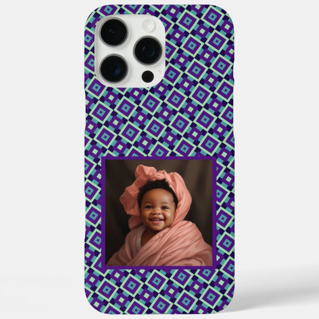 Colorful Graduation Gifts Square Pattern  Case-Mate iPhone Case (Back)