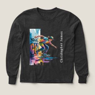 Colorful Graffiti Boy Birthday Name