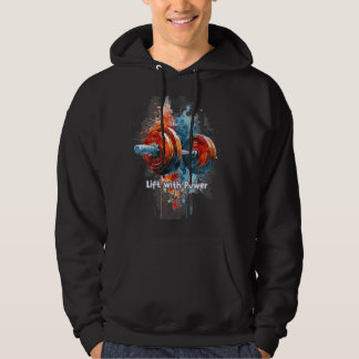 Colorful Graphic & Text Hoodie