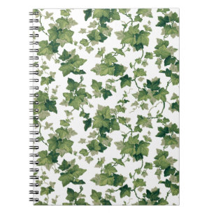 Colorful Green Climbing Ivy Notebook