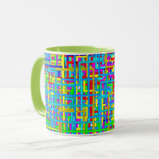 Colorful Grid Coffee Mug