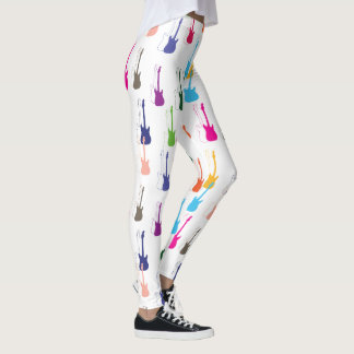  COLORFUL GUITAR PATTERN  LEGGINGS