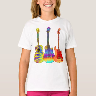 Colorful Guitar Rockstar T-Shirt