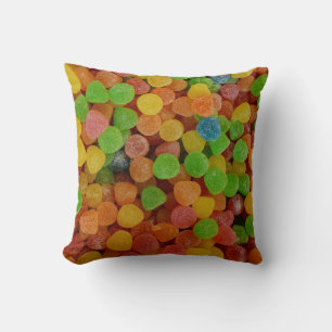 Colorful Gumdrops Candy Cushion