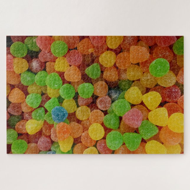 Colorful Gumdrops Candy Jigsaw Puzzle (Horizontal)