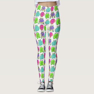 Colorful Hamster Butts Pattern Leggings