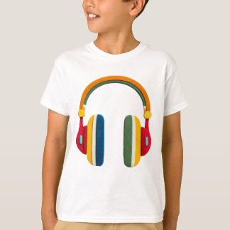 Colorful Headphones – Fun Music Design for Kids  T-Shirt