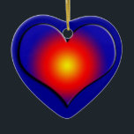COLORFUL HEARTS CERAMIC TREE DECORATION<br><div class="desc">Colourful and vibrant hearts</div>
