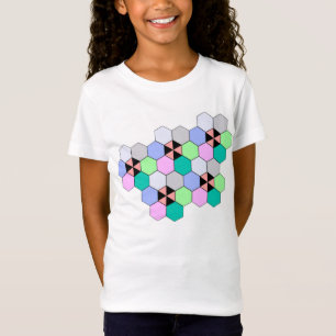 COLORFUL HEXAGON SHAPES T-Shirt