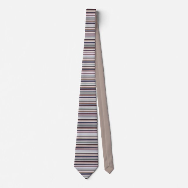 Colorful horizontal strips tie (Front)