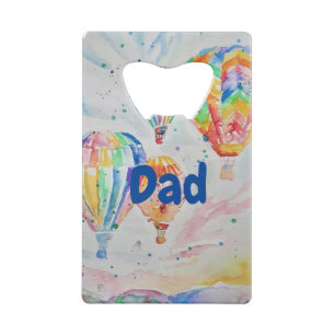 Colorful Hot Air Balloons Watercolour Painting