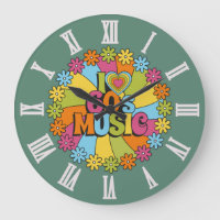 Colorful I Love 60s Music for Retro Music Lovers