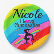 COLORFUL I LOVE GYMNASTICS PERSONALIZED DESIGN