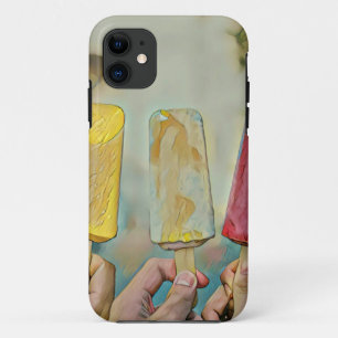 Colorful ice cream popsicles Case-Mate iPhone case