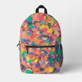 Colorful image on bag pack