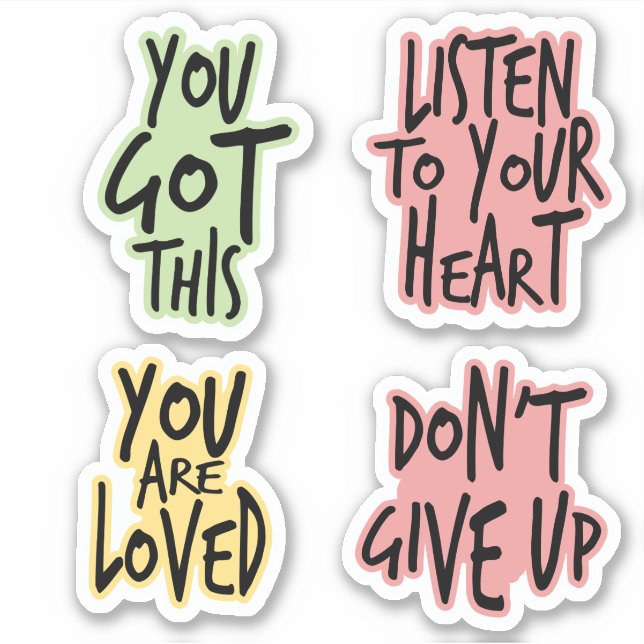 COLORFUL INSPIRATIONAL QUOTE   (Front)