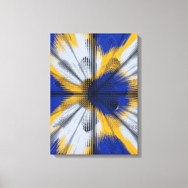 Colorful Interference Pattern  Canvas Print (Front)