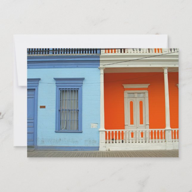 Colorful Iquique street Card (Front)