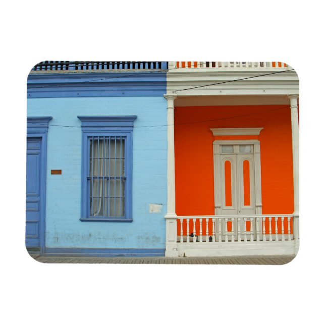 Colorful Iquique street Magnet (Horizontal)