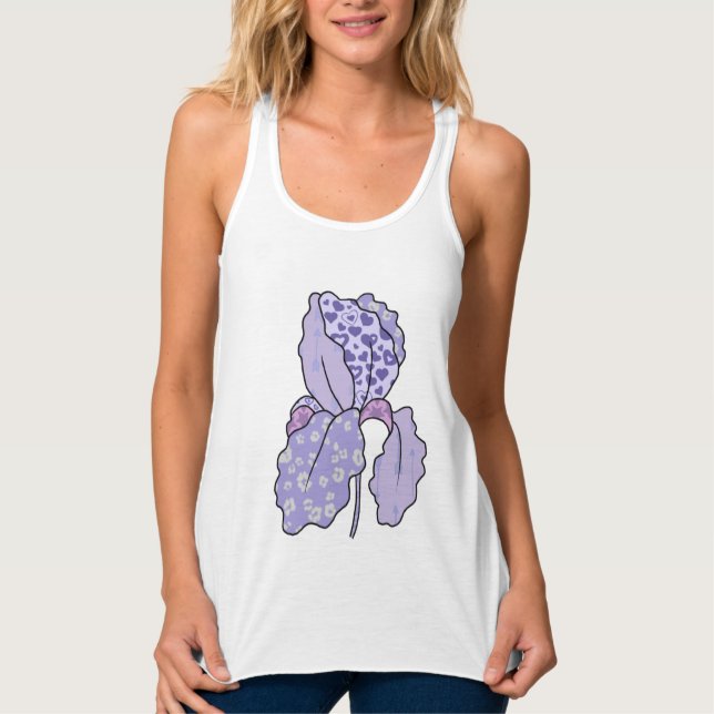 colorful Iris Tank Top (Front)