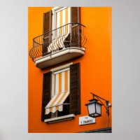 COLORFUL ITALIAN FACADE AND WINDOWS