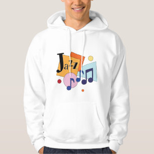 Colorful Jazz Modern Art Design Hoodie
