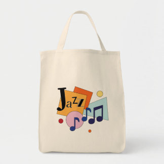 Colorful Jazz Modern Art Design Tote Bag