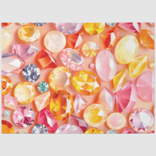 Colorful Jewel Art Tissue Paper