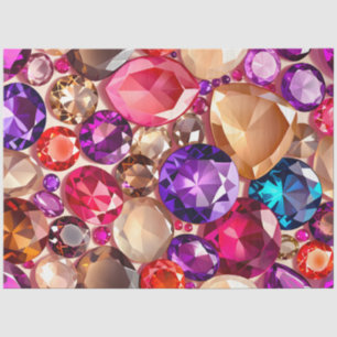 Colorful Jewel Art Tissue Paper