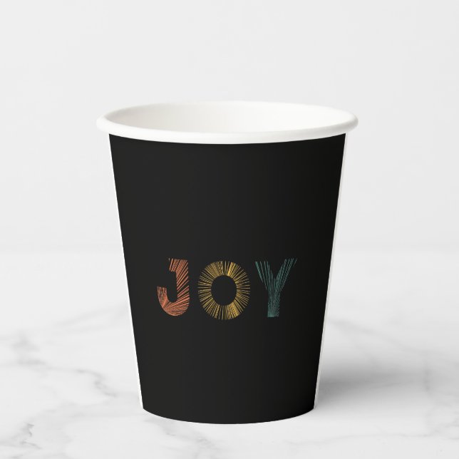 Colorful Joy Paper Cups (Front)