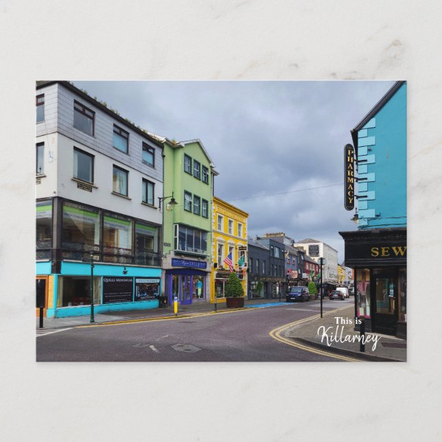 Colorful Killarney- Ireland Postcard (Front)