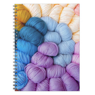 Colorful Knitting Yarn Balls Notebook
