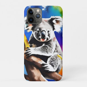 Colorful Koala Bear Watercolour Splash, Case-Mate iPhone Case